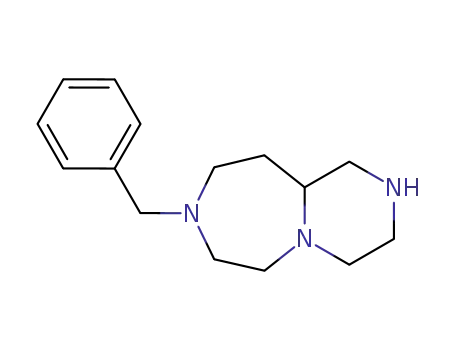 Molecular Structure of 153894-17-8 (8-benzylperhydropyrazino<1,2-d><1,4>diazepine)