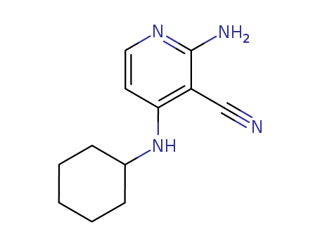 2-AMINO-4-(CYCLOHEXYLAMINO)-3-PYRIDINECARBONITRILE