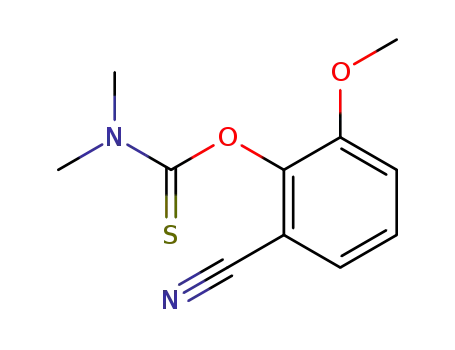 Carbamothioic acid, dimethyl-, O-(2-cyano-6-methoxyphenyl) ester