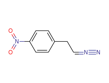 Molecular Structure of 100206-68-6 (1-(2-Diazo-ethyl)-4-nitro-benzene)