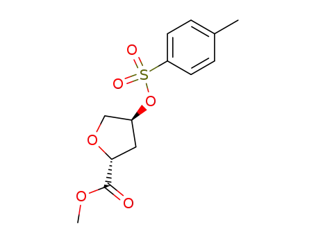 2-Furancarboxylic acid, tetrahydro-4-[[(4-methylphenyl)sulfonyl]oxy]-,
methyl ester, cis-