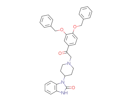 1-{1-[2-(3,4-Bis-benzyloxy-phenyl)-2-oxo-ethyl]-piperidin-4-yl}-1,3-dihydro-benzoimidazol-2-one