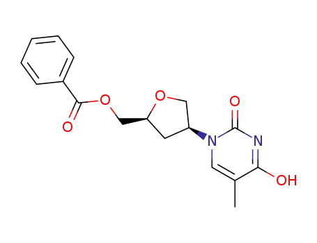 4(S)-<3,4-dihydro-2,4-dioxo-5-methyl-1(2H)-pyrimidinyl>tetrahydro-2(S)-furanmethanol benzoate
