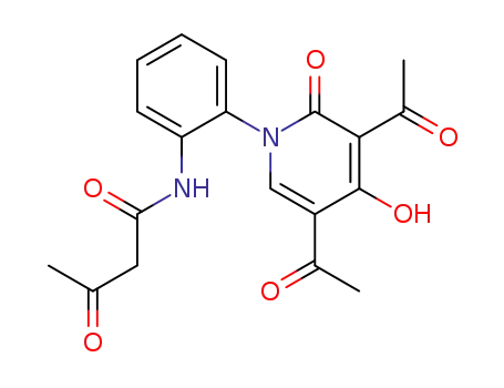 1-<o-(N-acetoacetylamino)phenyl>-3,5-diacetyl-4-hydroxypyridin-2(1H)-one