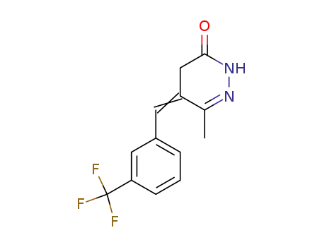 3(2H)-Pyridazinone,4,5-dihydro-6-methyl-5-[[3-(trifluoromethyl)phenyl]methylene]-