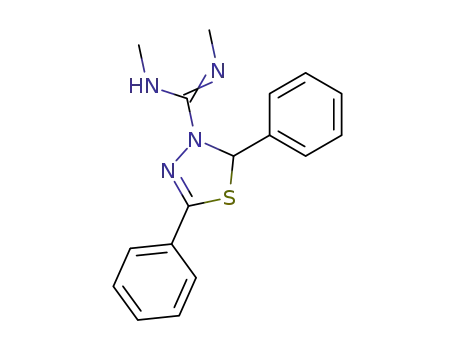 N<sup>1</sup>,N<sup>2</sup>-dimethyl-2,5-diphenyl-Δ<sup>2</sup>-1,3,4-thiadiazoline-4-carboxamidine