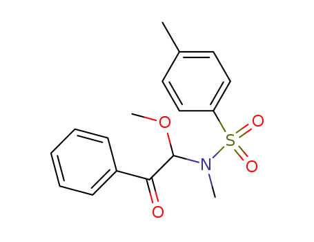 N-(α-methoxyphenacyl)-N-tosylmethylamine