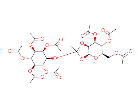 3,4,6-tri-O-acetyl-1,2-O-(2,3,4,5,6-penta-O-acetyl-sn-myoinositol-1-orthoacetyl)-β-D-mannopyranose