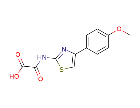 N-(4-paramethoxyphenyl-2-thiazolyl)oxamic acid