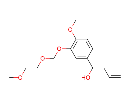 Benzenemethanol,
4-methoxy-3-[(2-methoxyethoxy)methoxy]-a-2-propenyl-