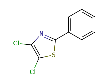 Molecular Structure of 50844-34-3 (Thiazole, 4,5-dichloro-2-phenyl-)