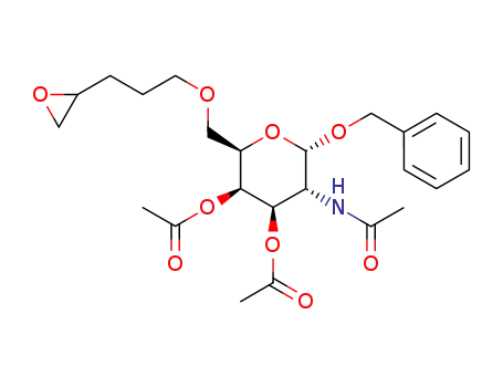 Benzyl-2-acetamido-3,4-di-O-acetyl-2-desoxy-6-O-(4,5-epoxypentyl)-α-D-galactopyranosid