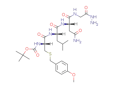 Boc-Cys(MBzl)-Leu-Asn-Gly-NHNH<sub>2</sub>