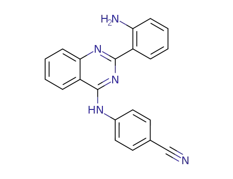 Benzonitrile, 4-[[2-(2-aminophenyl)-4-quinazolinyl]amino]-