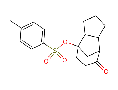 (+/-)-1-<(p-tolylsulfonyl)oxy>tricyclo<5.3.1.0<sup>2,6</sup>>-8-undecanone