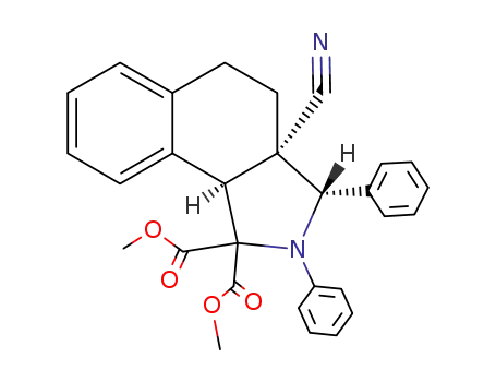 (3S,3aS,9bS)-3a-Cyano-2,3-diphenyl-2,3,3a,4,5,9b-hexahydro-benzo[e]isoindole-1,1-dicarboxylic acid dimethyl ester