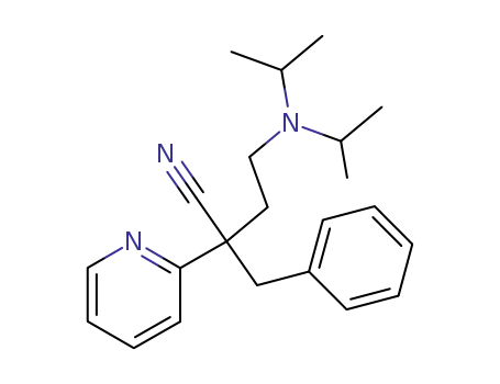 2-Benzyl-4-diisopropylamino-2-pyridin-2-yl-butyronitrile