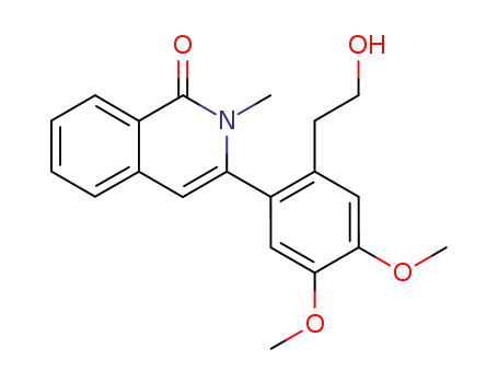 1(2H)-Isoquinolinone,
3-[2-(2-hydroxyethyl)-4,5-dimethoxyphenyl]-2-methyl-