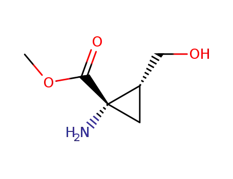 Cyclopropanecarboxylic acid, 1-amino-2-(hydroxymethyl)-, methyl ester, (1S-