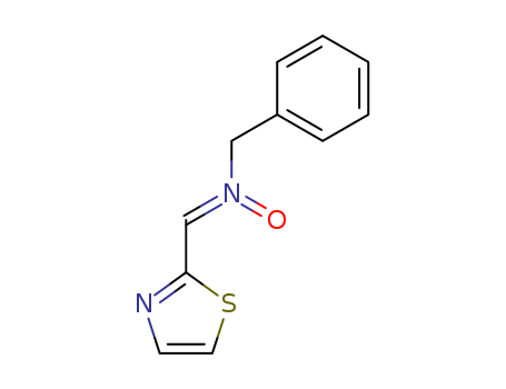 Benzenemethanamine, N-(2-thiazolylmethylene)-, N-oxide