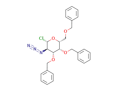 2-azido-3,4,6-tri-O-benzyl-2-deoxy-β-D-galactopyranosyl chloride