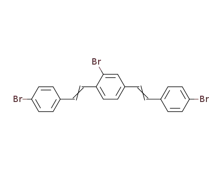 Benzene, 2-bromo-1,4-bis[2-(4-bromophenyl)ethenyl]-