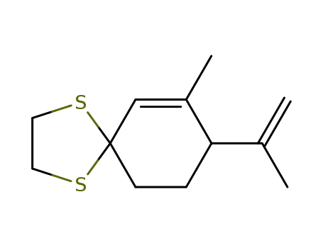 8-Isopropenyl-7-methyl-1,4-dithia-spiro[4.5]dec-6-ene