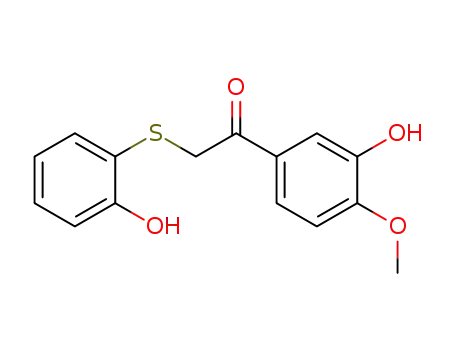 1-(3-Hydroxy-4-methoxyphenyl)-2-(2-hydroxyphenylthio)ethanone
