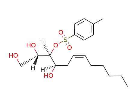 Toluene-4-sulfonic acid (Z)-(1S,2R)-1-((S)-1,2-dihydroxy-ethyl)-2-hydroxy-dec-4-enyl ester