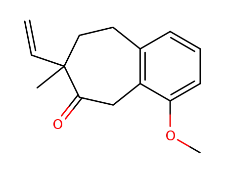 4-methoxy-7-methyl-6,7,8,9-tetrahydro-7-vinyl-5H-benzocyclohepten-6-one