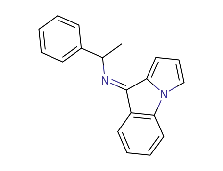 Molecular Structure of 140119-48-8 (N-(α-methylbenzyl)-9H-pyrrolo<1,2-a>indol-9-imine)