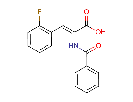 2-Propenoic acid, 2-(benzoylamino)-3-(2-fluorophenyl)-, (Z)-