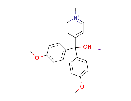 4-[Hydroxy-bis-(4-methoxy-phenyl)-methyl]-1-methyl-pyridinium; iodide