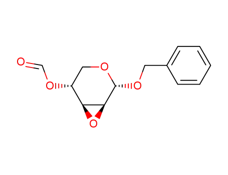 Molecular Structure of 108292-99-5 (benzyl 2,3-anhydro-4-O-formyl-alpha-D-lyxopyranoside)