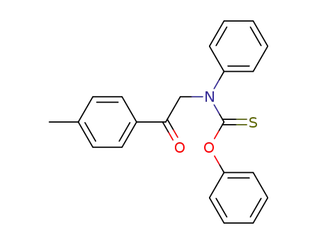(2-Oxo-2-p-tolyl-ethyl)-phenyl-thiocarbamic acid O-phenyl ester