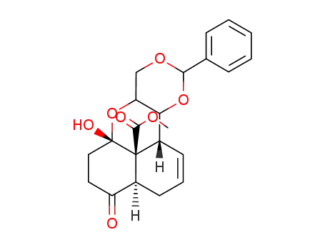 (3aR,6aS,11bR,11cS)-6a-Hydroxy-4-oxo-10-phenyl-3,3a,4,5,6,6a,7a,8,11a,11b-decahydro-7,9,11-trioxa-benzo[de]anthracene-11c-carboxylic acid methyl ester