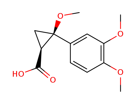 (Z)-2-(3,4-Dimethoxyphenyl)-2-methoxycyclopropancarbonsaeure