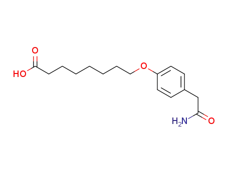 Octanoic acid, 8-[4-(2-amino-2-oxoethyl)phenoxy]-