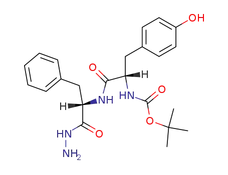 L-Phenylalanine, N-[N-[(1,1-dimethylethoxy)carbonyl]-L-tyrosyl]-,
hydrazide