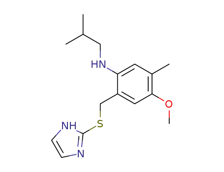 Benzenamine,
2-[(1H-imidazol-2-ylthio)methyl]-4-methoxy-5-methyl-N-(2-methylpropyl)-