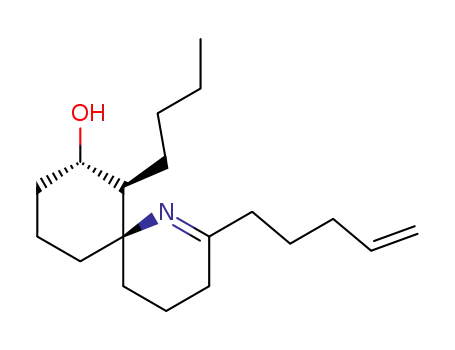 rel-(6S,7S,8S)-7-butyl-8-hydroxy-2-(4-pentenyl)-1-azaspiro<5.5>undec-1-ene