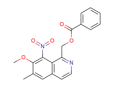 1-(7-methoxy-6-methyl-8-nitroisoquinolyl)carbonyl benzoate