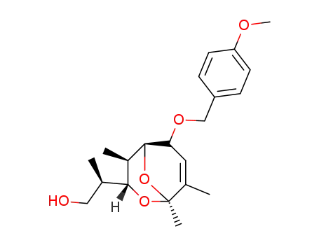 (2R<sup>*</sup>)-2-<(1S<sup>*</sup>,4RS<sup>*</sup>,5S<sup>*</sup>,6R<sup>*</sup>,7R<sup>*</sup>)-4-(p-methoxybenzyloxy)-1,2,6-trimethyl-8,9-dioxabicyclo<3.3.1>non-2-en-7-yl>-1-propanol