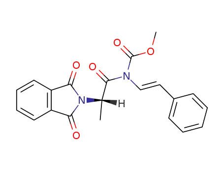 [(S)-2-(1,3-Dioxo-1,3-dihydro-isoindol-2-yl)-propionyl]-((E)-styryl)-carbamic acid methyl ester