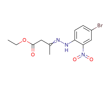 Butanoic acid, 3-[(4-bromo-2-nitrophenyl)hydrazono]-, ethyl ester