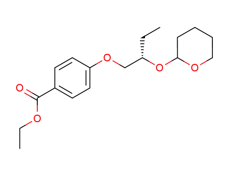 ethyl p-<(2S)-2-<(2'RS)-tetrahydropyranyloxy>butoxy>benzoate
