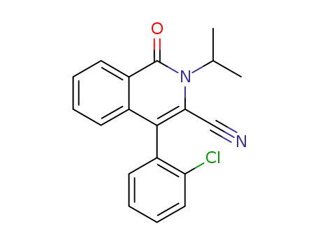 4-(2-Chloro-phenyl)-2-isopropyl-1-oxo-1,2-dihydro-isoquinoline-3-carbonitrile