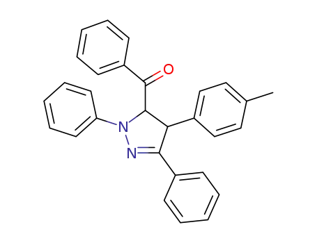 (2,5-Diphenyl-4-p-tolyl-3,4-dihydro-2H-pyrazol-3-yl)-phenyl-methanone