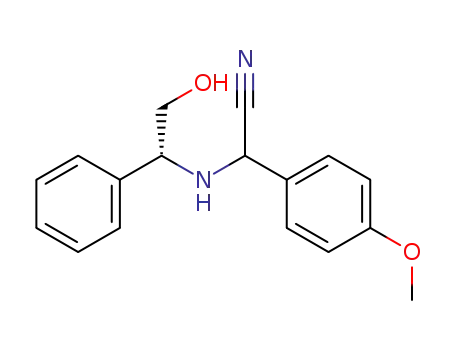 (R)-2-<(2-hydroxy-1-phenylethyl)amino>-2-(4-methoxyphenyl)ethanenitrile