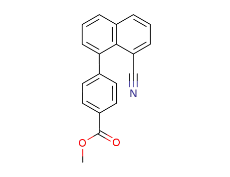 8-<4-(Methoxycarbonyl)phenyl>naphthalin-1-carbonitril